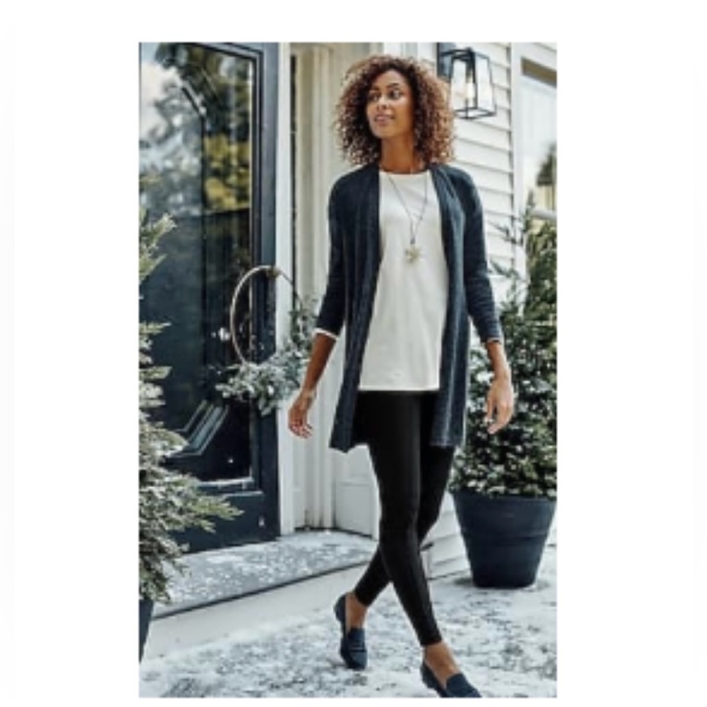 J.Jill Black Smooth Ponte Leggings 2X